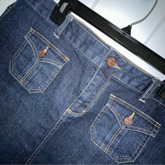 Women's Tommy Hilfiger Denim Mini Skirt - Size 12 - Picture 2 of 8